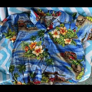 Boys tropical print shirt 4T